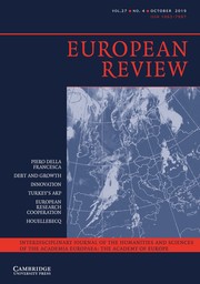 European Review Volume 27 - Issue 4 -