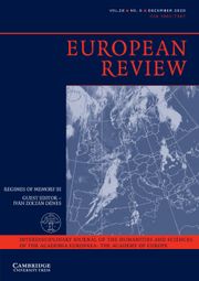 European Review Volume 28 - Issue 6 -