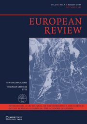 European Review Volume 29 - Issue 4 -