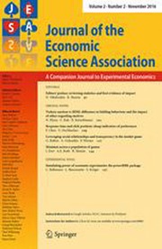 Journal of the Economic Science Association Volume 2 - Issue 2 -