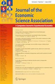 Journal of the Economic Science Association Volume 6 - Issue 1 -