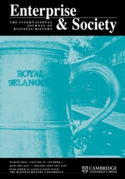 Enterprise & Society Volume 25 - Issue 1 -