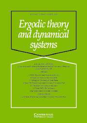 Ergodic Theory and Dynamical Systems Volume 25 - Issue 2 -