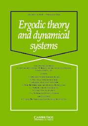 Ergodic Theory and Dynamical Systems Volume 26 - Issue 1 -
