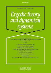 Ergodic Theory and Dynamical Systems Volume 26 - Issue 2 -