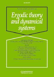 Ergodic Theory and Dynamical Systems Volume 26 - Issue 5 -