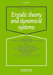 Ergodic Theory and Dynamical Systems Volume 27 - Issue 3 -