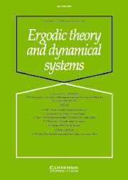 Ergodic Theory and Dynamical Systems Volume 27 - Issue 4 -
