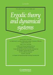 Ergodic Theory and Dynamical Systems Volume 27 - Issue 5 -