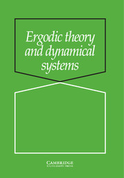 Ergodic Theory and Dynamical Systems Volume 32 - Issue 4 -