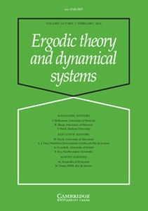Ergodic Theory and Dynamical Systems Volume 34 - Issue 1 -