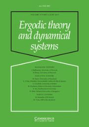 Ergodic Theory and Dynamical Systems Volume 35 - Issue 4 -