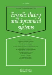 Ergodic Theory and Dynamical Systems Volume 36 - Issue 8 -