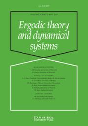 Ergodic Theory and Dynamical Systems Volume 37 - Issue 3 -