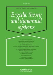 Ergodic Theory and Dynamical Systems Volume 40 - Issue 10 -