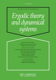 Ergodic Theory and Dynamical Systems Volume 42 - Issue 10 -
