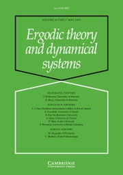 Ergodic Theory and Dynamical Systems Volume 42 - Issue 5 -