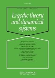 Ergodic Theory and Dynamical Systems Volume 43 - Issue 2 -