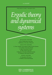 Ergodic Theory and Dynamical Systems Volume 43 - Issue 3 -
