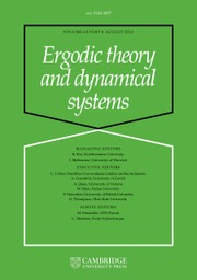 Ergodic Theory and Dynamical Systems Volume 43 - Issue 8 -