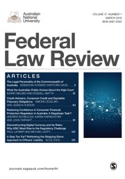 Federal Law Review Volume 47 - Issue 1 -