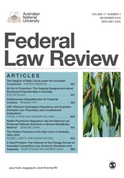 Federal Law Review Volume 47 - Issue 4 -