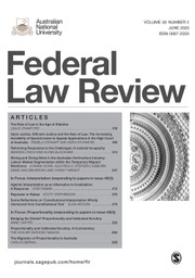 Federal Law Review Volume 48 - Issue 2 -