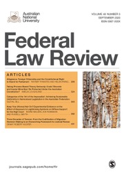 Federal Law Review Volume 48 - Issue 3 -