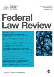 Federal Law Review Volume 48 - Issue 4 -