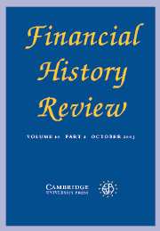 Financial History Review Volume 10 - Issue 2 -