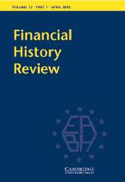 Financial History Review Volume 12 - Issue 1 -