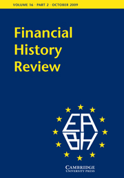Financial History Review Volume 16 - Issue 2 -