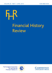 Financial History Review Volume 20 - Issue 1 -