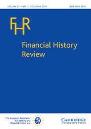 Financial History Review Volume 22 - Issue 3 -