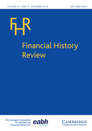 Financial History Review Volume 25 - Issue 3 -