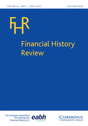 Financial History Review Volume 26 - Issue 1 -