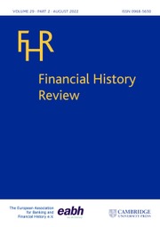 Financial History Review Volume 29 - Issue 2 -