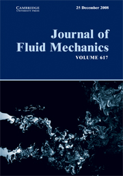 Journal of Fluid Mechanics Volume 617 - Issue  -
