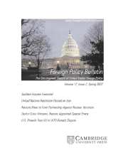 Foreign Policy Bulletin Volume 17 - Issue 2 -