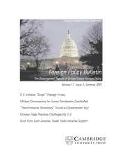 Foreign Policy Bulletin Volume 17 - Issue 3 -