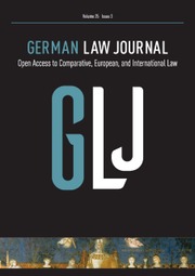 German Law Journal Volume 25 - Issue 3 -