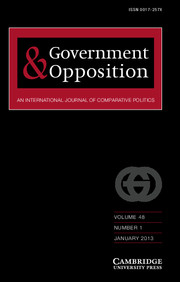 Government and Opposition Volume 48 - Issue 1 -