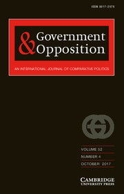 Government and Opposition Volume 52 - Issue 4 -