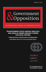 Government and Opposition Volume 54 - Issue 3 -