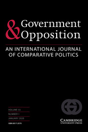 Government and Opposition Volume 55 - Issue 1 -