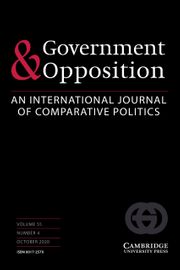 Government and Opposition Volume 55 - Issue 4 -
