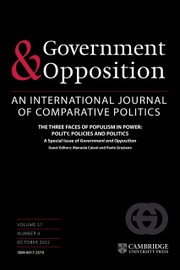 Government and Opposition Volume 57 - Special Issue4 -  The Three Faces of Populism in Power: Polity, Policies and Politics: A Special Issue of Government and Opposition