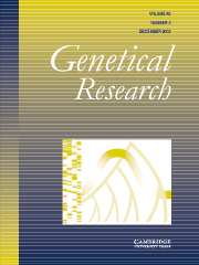 Genetics Research Volume 82 - Issue 3 -