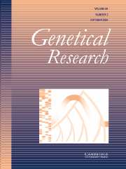 Genetics Research Volume 84 - Issue 2 -