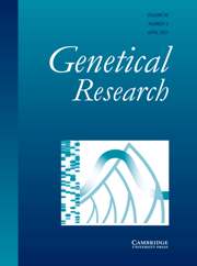 Genetics Research Volume 89 - Issue 2 -
